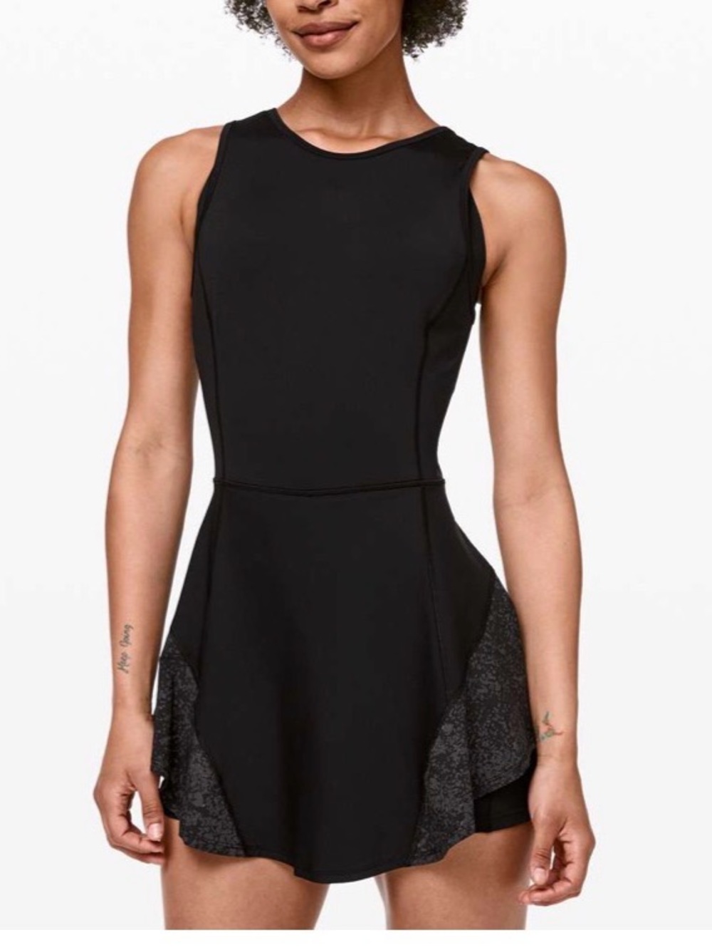 Lululemon Womens Serene Stride Skort Dress Black Sz 6 W1BP1S Running